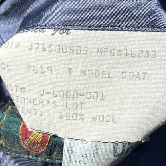 🌻BOBBY JONES Blue Golf Theme Wool Sports Coat Blazer Size 42 Regular - Picture 10 of 12